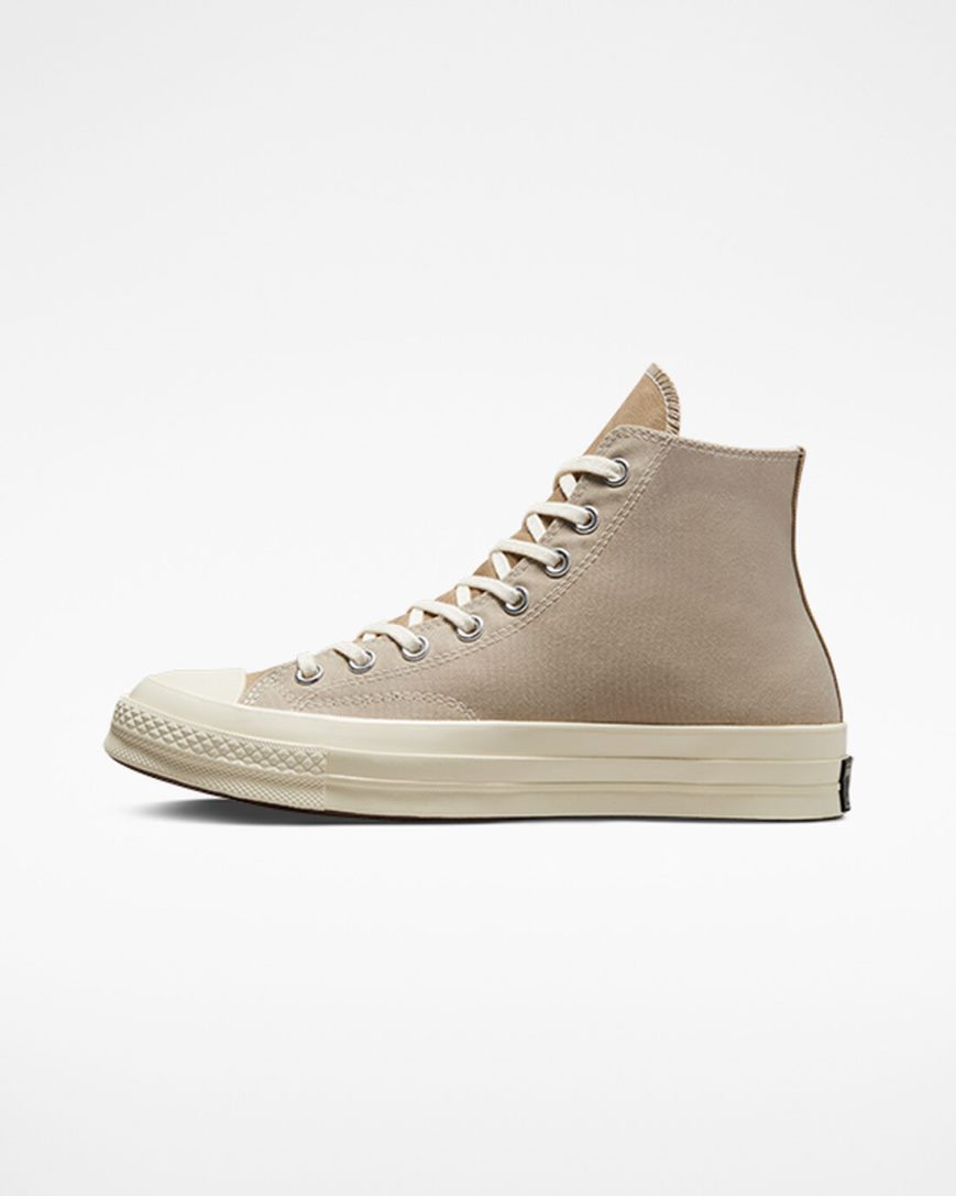 Men's Converse Chuck 70 Tri-Panel High Top Shoes Beige | AU 01938J